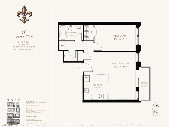 78 Harman Street 4F, Brooklyn NY 11221