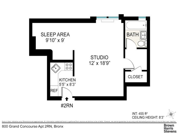 800 Grand Concourse 2RN, Bronx NY 10451