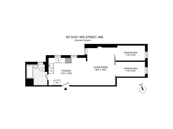 327 East 3rd Street 4B, New York NY 10009