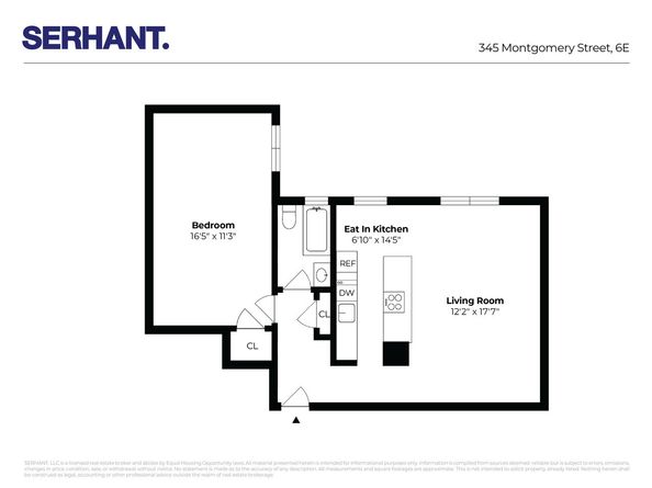345 Montgomery Street 6E, Brooklyn NY 11213