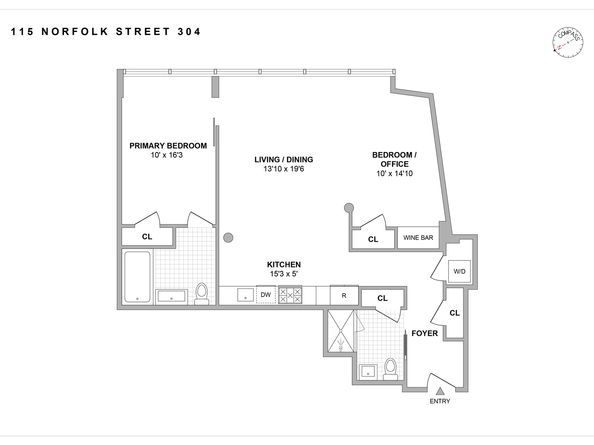 115 Norfolk Street 304, New York NY 10002