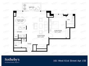 161 West 61st Street 15E, New York NY 10023