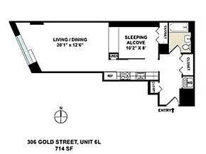 306 Gold Street 6L, Brooklyn NY 11201