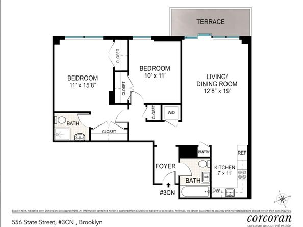 556 State Street 3CN, Brooklyn NY 11217