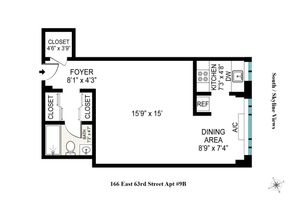 166 East 63rd Street 9B, New York NY 10065