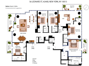 56 Leonard Street 24AB EAST, New York NY 10013