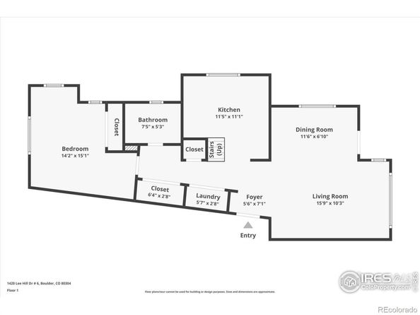1420 Lee Hill Drive, Boulder CO 80304