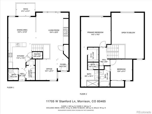 11705 W Stanford Lane, Morrison CO 80465