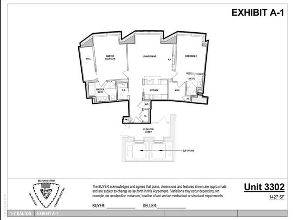 1 Dalton St 3302, Boston MA 02199
