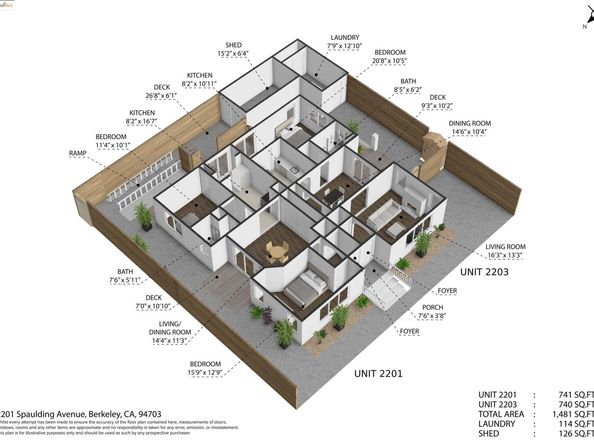 2201-2203 Spaulding Ave, Berkeley CA 94703