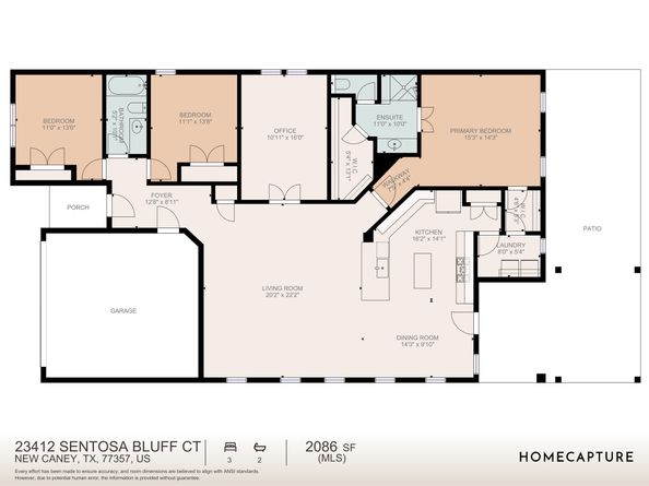 23412 Sentosa Bluff Court, New Caney TX 77357