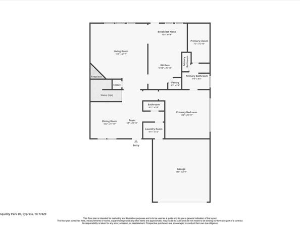 16915 Tranquility Park Drive, Cypress TX 77429