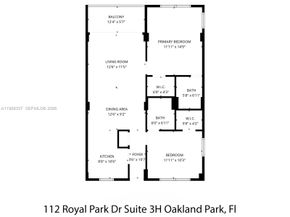 112 Royal Park Drive 3H, Oakland Park FL 33309
