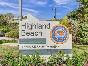 3100 S Ocean Boulevard 502, Highland Beach FL 33487