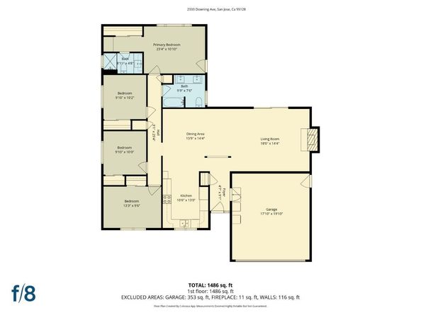 2333 Downing Avenue, San Jose CA 95128