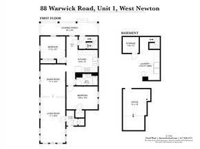 88 Warwick Rd 1, Newton MA 02465