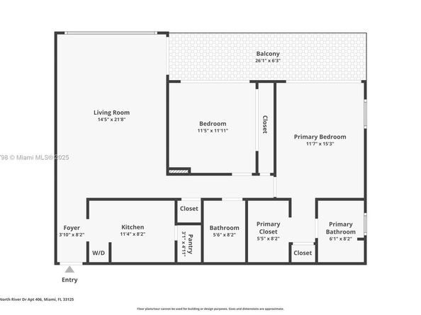 1700 N N River Dr 406, Miami FL 33125