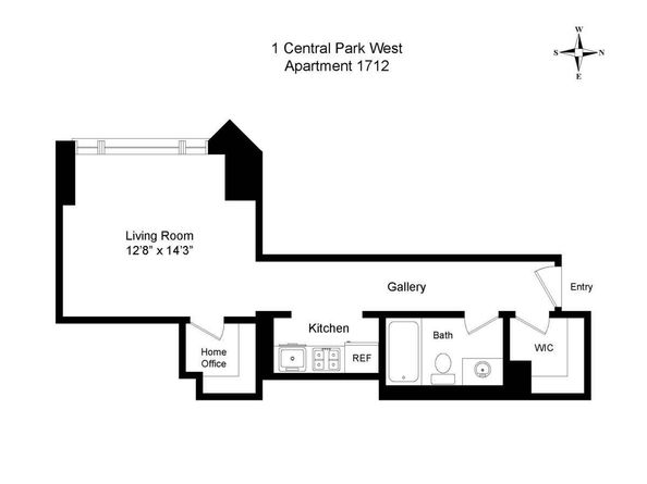 1 Central Park W 612, New York NY 10023