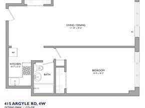 415 Argyle Road 4W, Brooklyn NY 11218