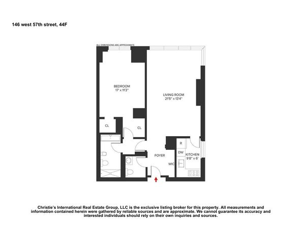 146 West 57th Street 44F, New York NY 10019