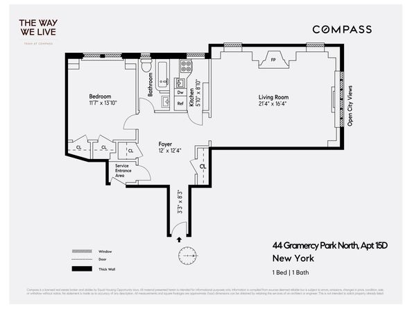 44 Gramercy Park N 15D, New York NY 10010