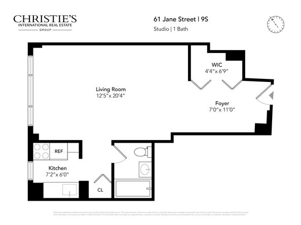 61 Jane Street 9S, New York NY 10014