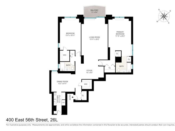 400 East 56th Street 26L, New York NY 10022