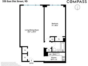 335 East 51st Street 9D, New York NY 10022