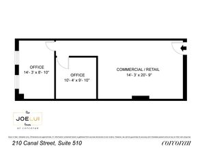210 Canal Street 510, New York NY 10013