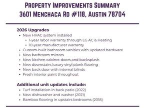 3601 Menchaca RD 118, Austin TX 78704