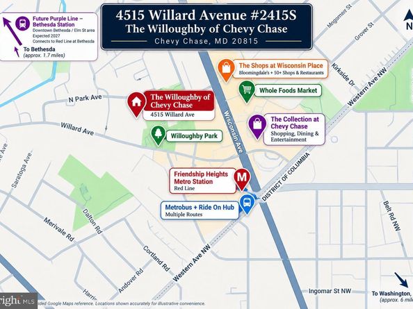 4515 Willard Avenue 2415S, Chevy Chase MD 20815
