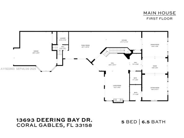 13693 Deering Bay Dr, Coral Gables FL 33158