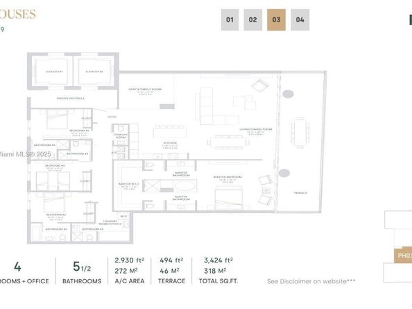 700 NE 24th Street PH5803, Miami FL 33137