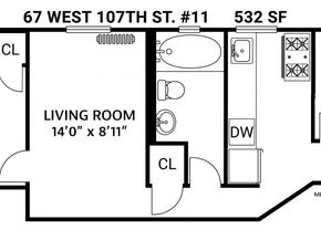 67 West 107th Street 11, New York NY 10025
