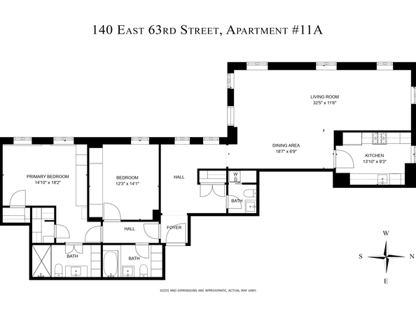 140 East 63rd Street 11A, New York NY 10065