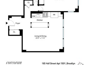 185 Hall Street 1501, Brooklyn NY 11205