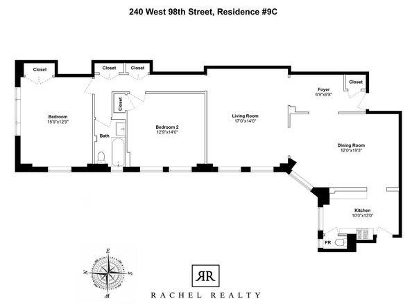 240 West 98th Street 9C, New York NY 10025
