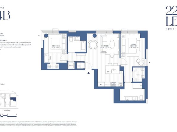 222 East Broadway 14B, New York NY 10002