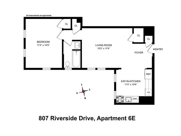 807 Riverside Drive 6E, New York NY 10032