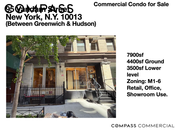 95 Vandam Street RETAIL, New York NY 10013
