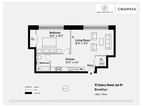 10 Quincy Street 1H, Brooklyn NY 11238