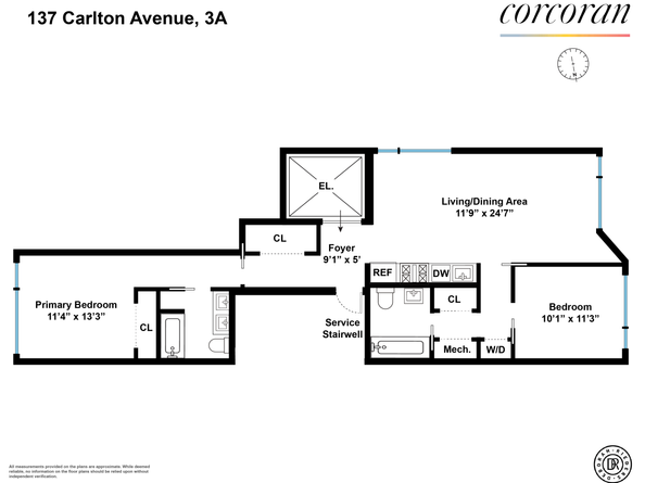 137 Carlton Avenue 3A, Brooklyn NY 11205