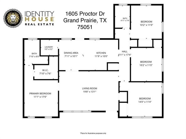 1605  Proctor Drive , Grand Prairie Texas 75051