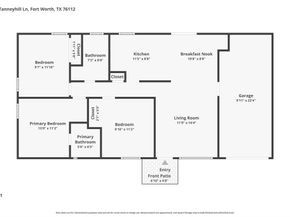 2308  Tanneyhill Lane , Fort Worth Texas 76112