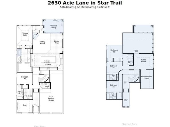 2630  Acie Lane , Prosper Texas 75078