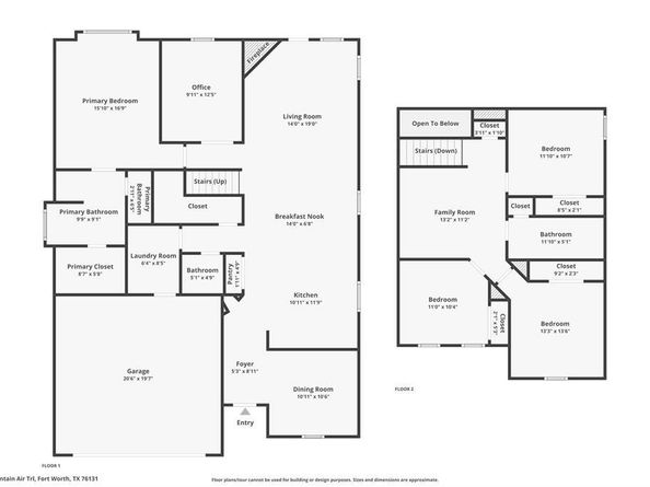 1260  Mountain Air Trail , Fort Worth Texas 76131