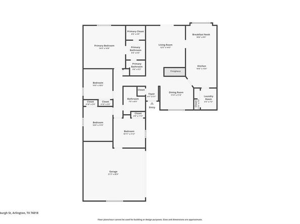 2505  Edinburgh Street , Arlington Texas 76018
