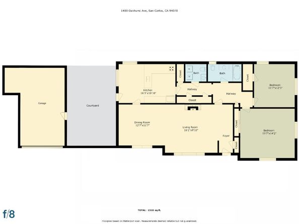 1400 Oakhurst Avenue, San Carlos CA 94070
