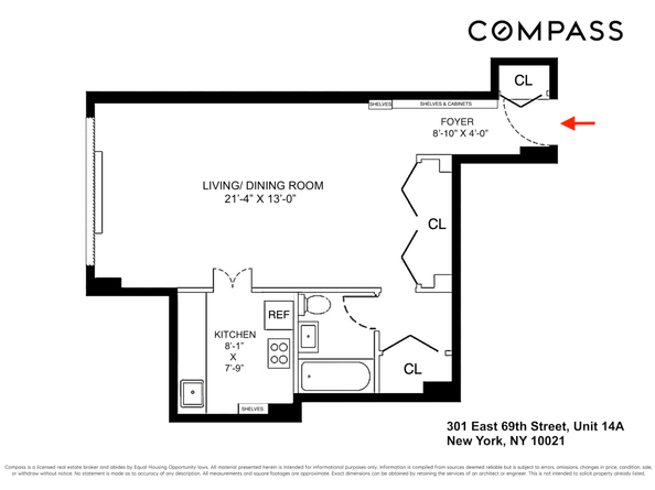 301 East 69th Street 14A, New York NY 10021