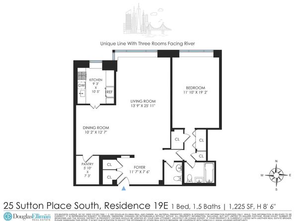 25 Sutton Place S 19E, New York NY 10022